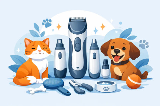 4 in 1 Electric Pet Grooming Kit for Easy Care