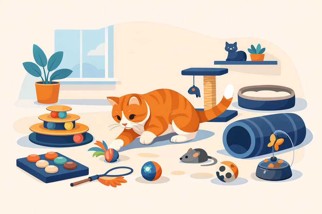 Indoor Cat Enrichment Toys That Keep Cats Busy